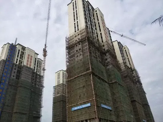 漳州高新区安得广惠民安居工程荣昌雅苑项目已全面落架