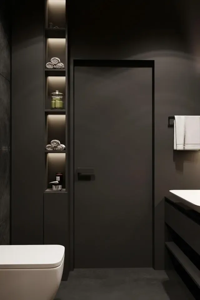 深色系轻奢住宅装修,卧室阳台改造很实用,看完,想拆了家重装