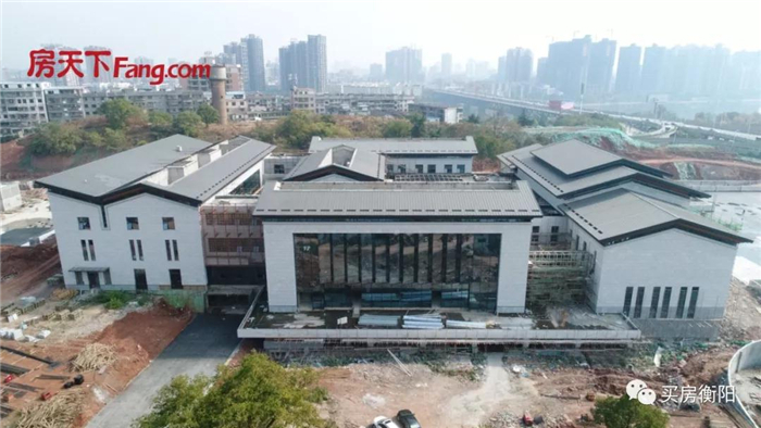 实拍！衡阳市新图书馆已建成90% 古典园林式建筑别有洞天