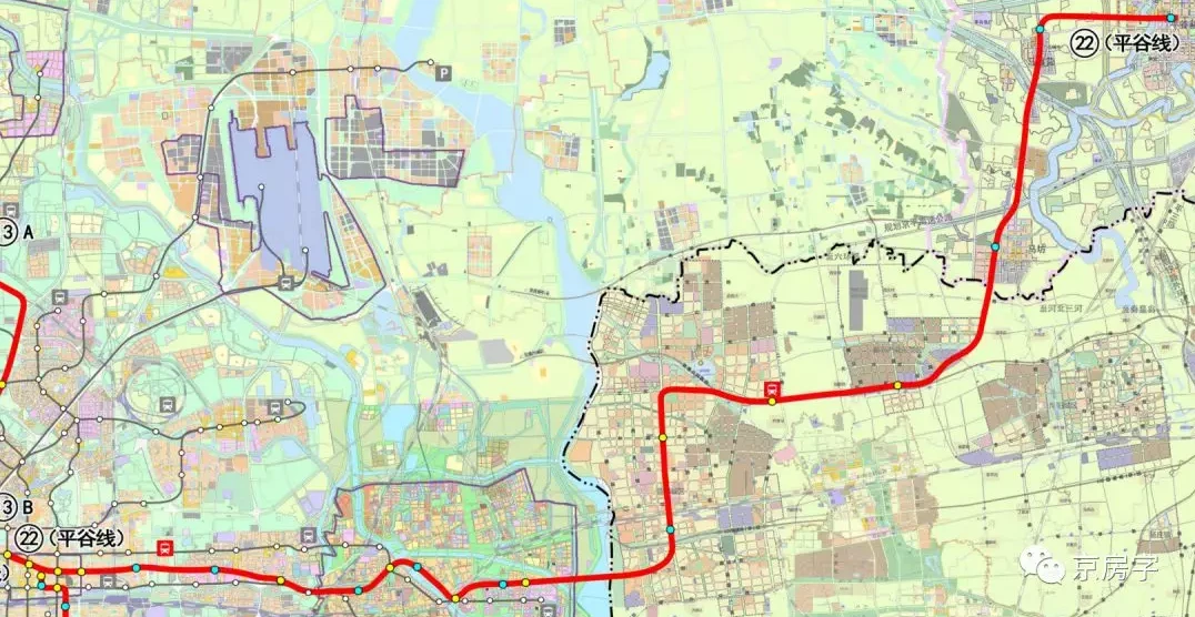 五条轨线路调整获批:平谷线终定版出炉 燕郊3站落定