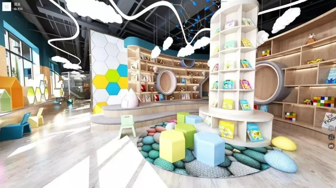 五洲教育五洲观澜繁华商业街区儿童英语教育基地正式开营了