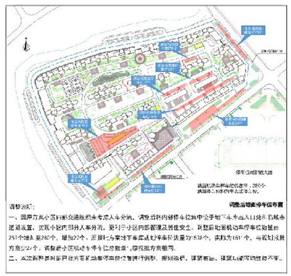 赣州温馨家园小区F1-20地块地面机动车停车位位置调整规划批前公示