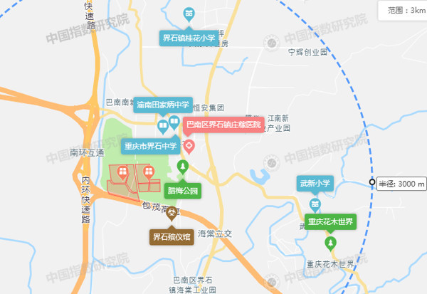 重庆土地市场开年收金12.9亿，恒大布局巴南界石