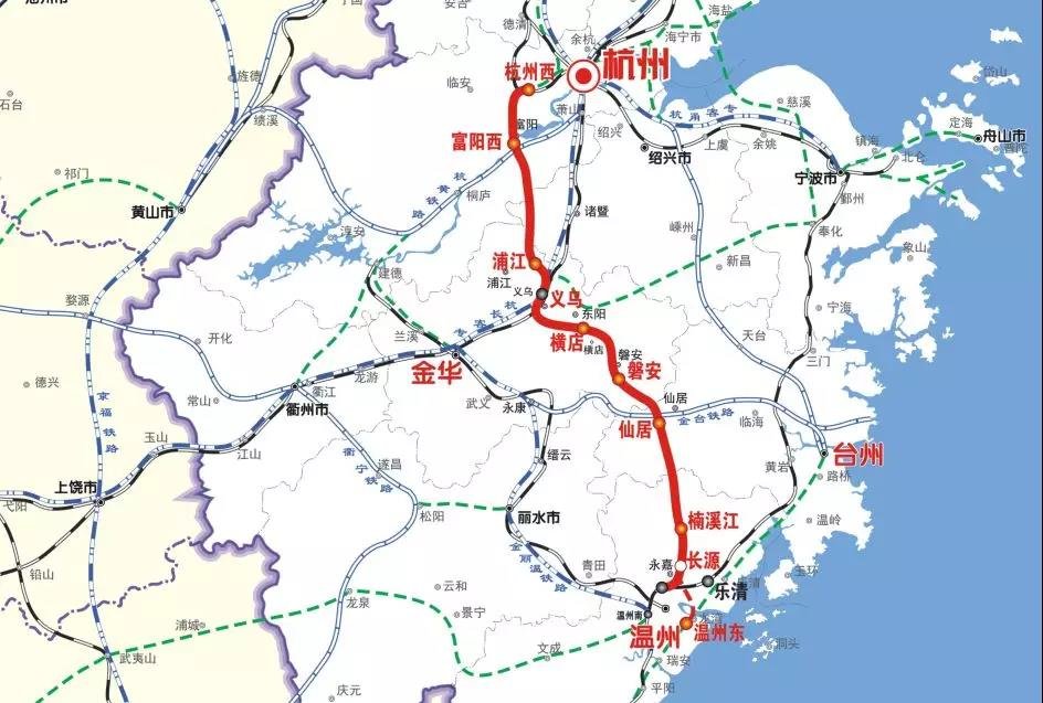 乐清湾港区铁路支线今年有望通车！还有这些与温州相关的铁路在全力推进