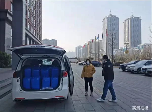 全力支援疫情防控工作三立集团董事长程立庚先生向韩城红十字会爱心