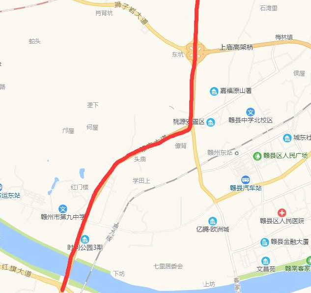 赣县城北新区快速路图片