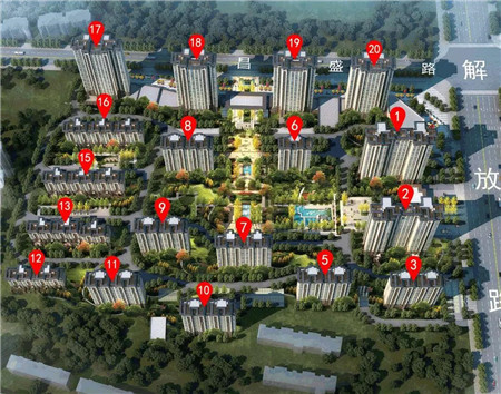 濮阳市中级人民法院莅临华信置业，关爱企业发展