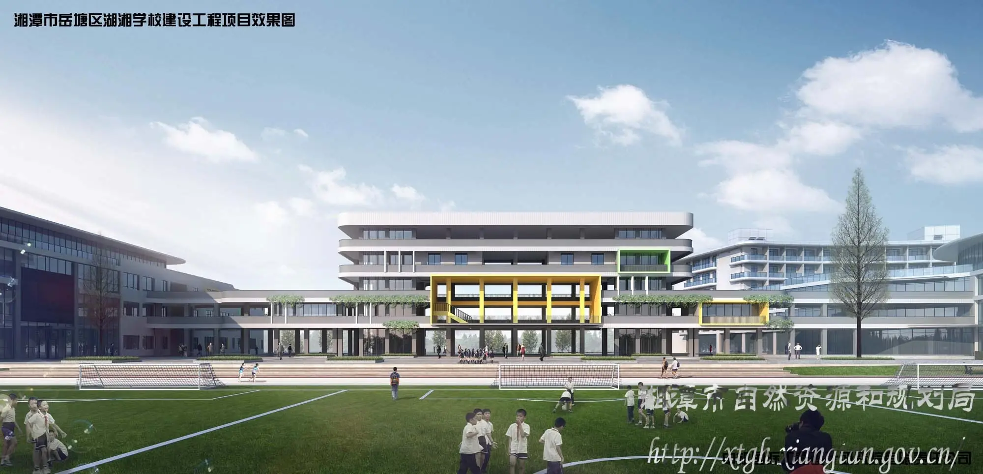 湖湘学校项目规划批前公示出炉湘潭市政设施变更标志性工程