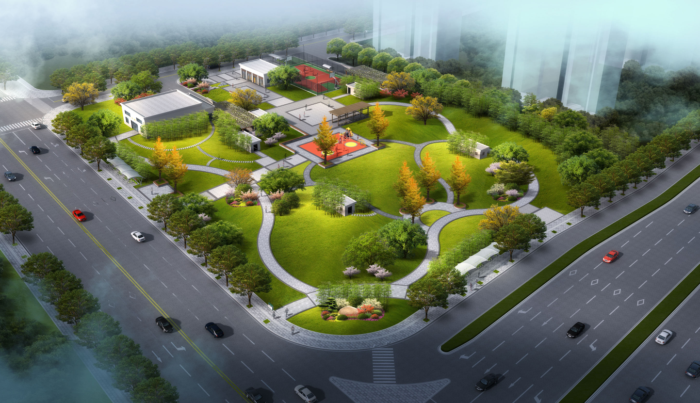 阳明西路这里将新建一个1.5万方公园式停车场，并配备商业店铺