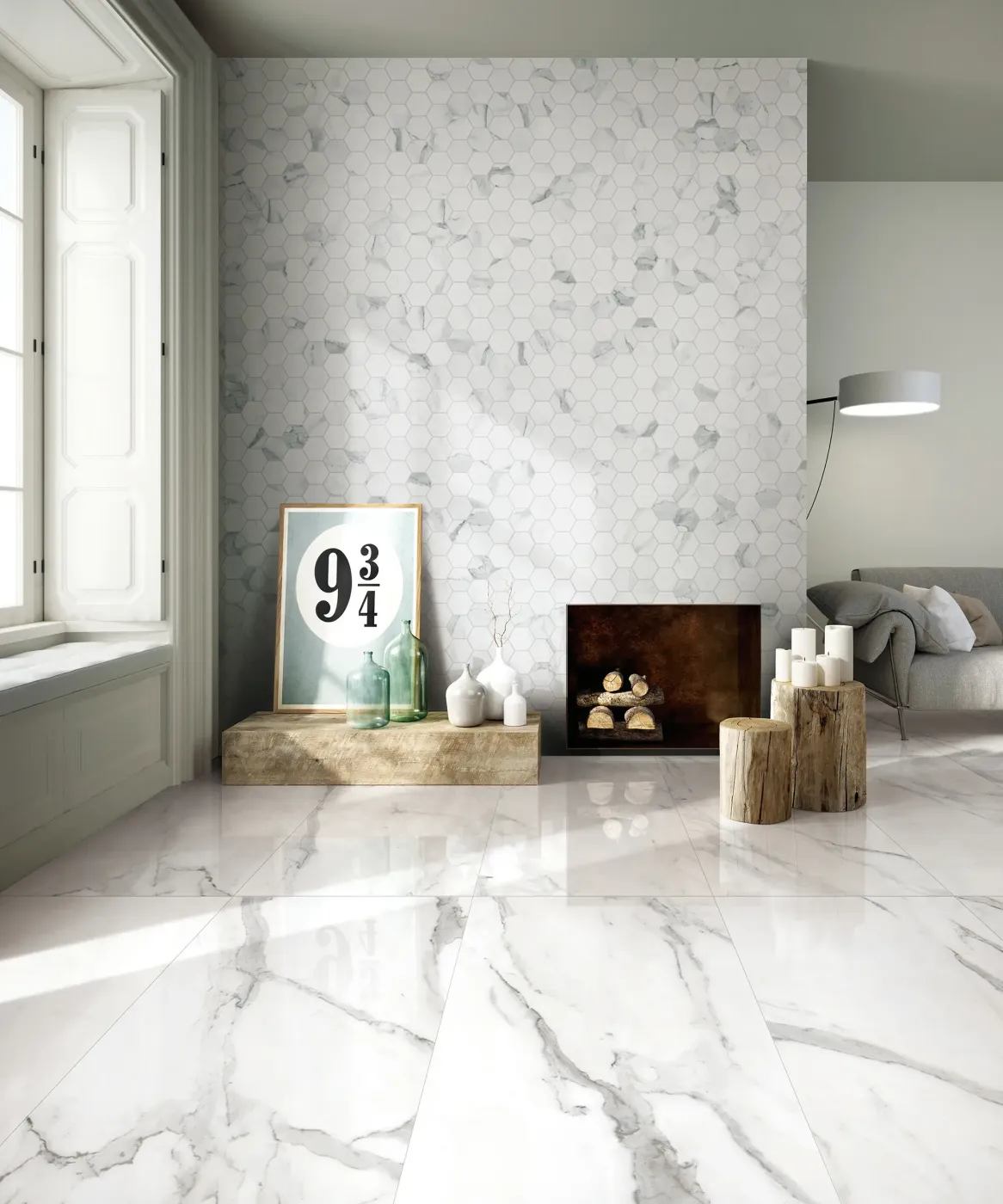 美爆了卡拉拉白为曼谷豪华别墅区打造时尚外墙简一大理石瓷砖