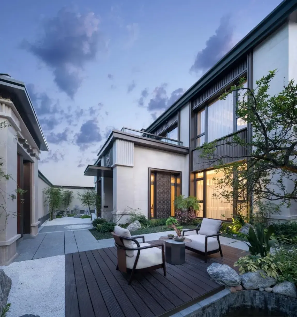 公园大道上府于此遇见都会与公园的府院