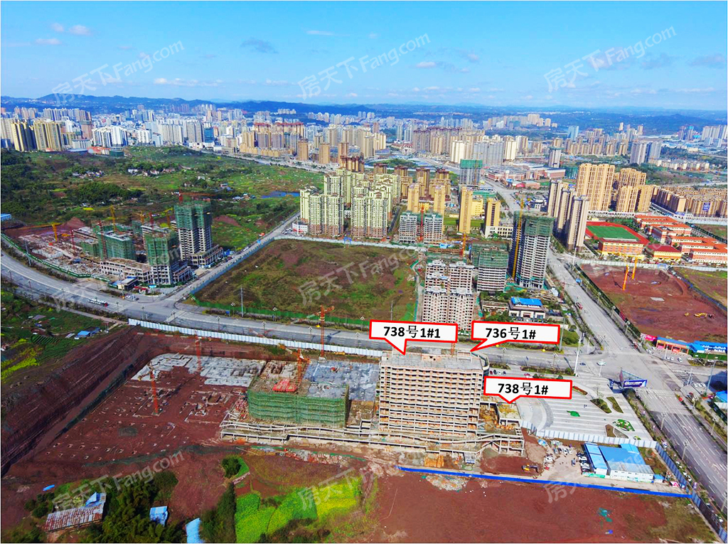 广安主城区在建楼盘3月工程进度播报（二）