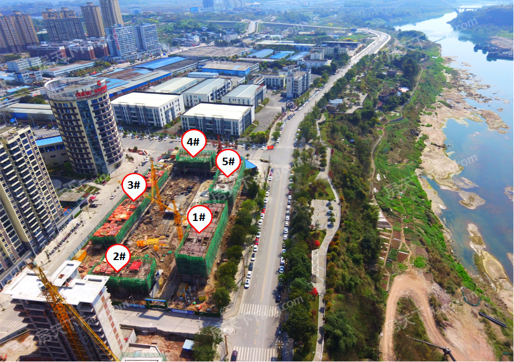 广安主城区在建楼盘3月工程进度播报（二）