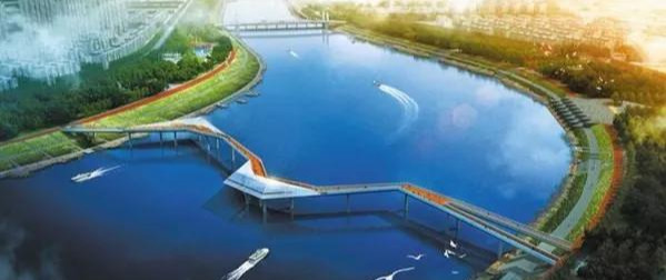 投资5千多万，金东新城区中央景观桥将施工！计划工期240天