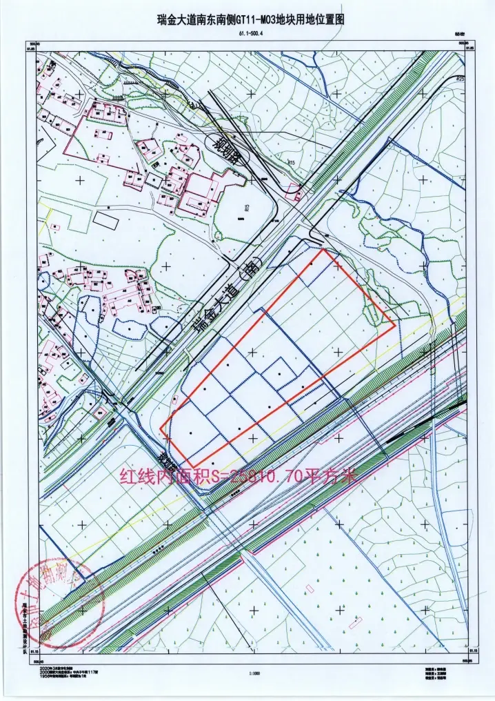 起始总价约1.35亿 瑞金市一宗商住用地挂牌！