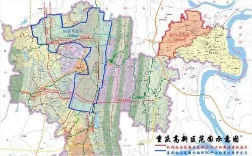 重庆高新区地理位置图图片