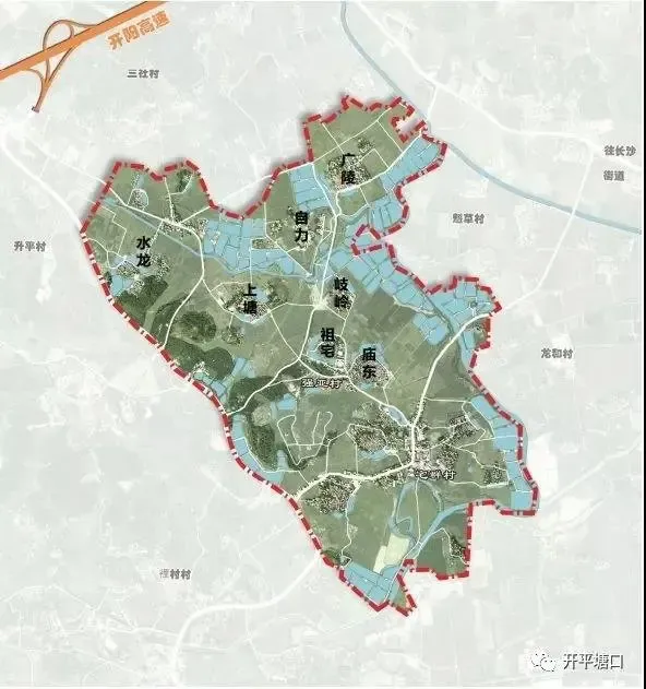 占地约233万㎡ 塘口镇又一项目规划出炉-开平新房网-房天下