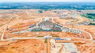 【迁建】湛江机场迁建项目航站楼轮廓初现