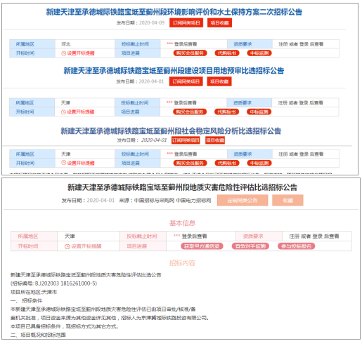 承津高铁建设即将启动——承德迎来双高铁时代！！