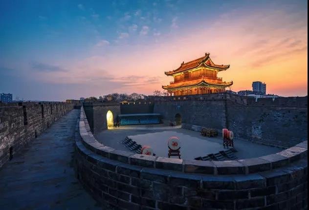 荆州古城实景图
