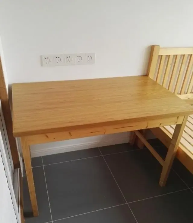 第二张米长奥松板床几850元.