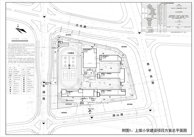 漳州西湖3所新建小学设计方案总平图公示