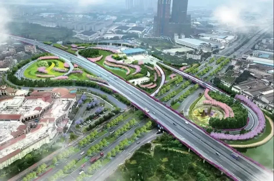 片区规划有 16条内部道路,包括环岛南路(季华实验室)隧道,番海大桥