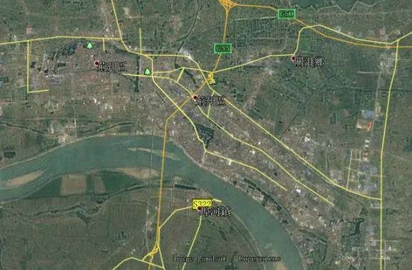 荆州市中心城区卫星图