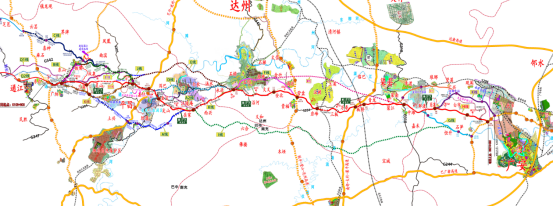 镇巴至广安高速公路路线详情公布 广安将设多个互通