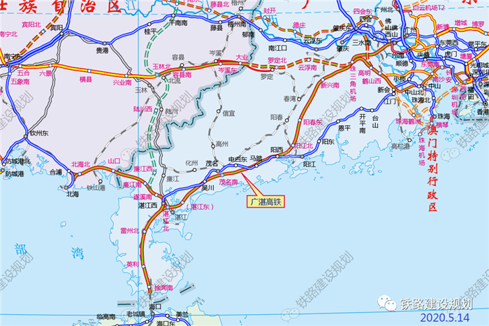 广湛高铁初设批复新进展：航道通航条件影响评价报告获批