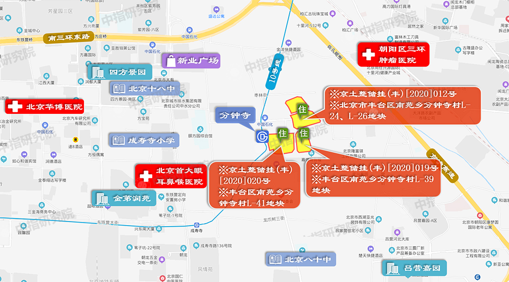 北京一日卖地134亿 合生狂掷107亿抢寺2地块