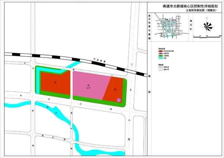 南通港闸区两地块调整为医院用地