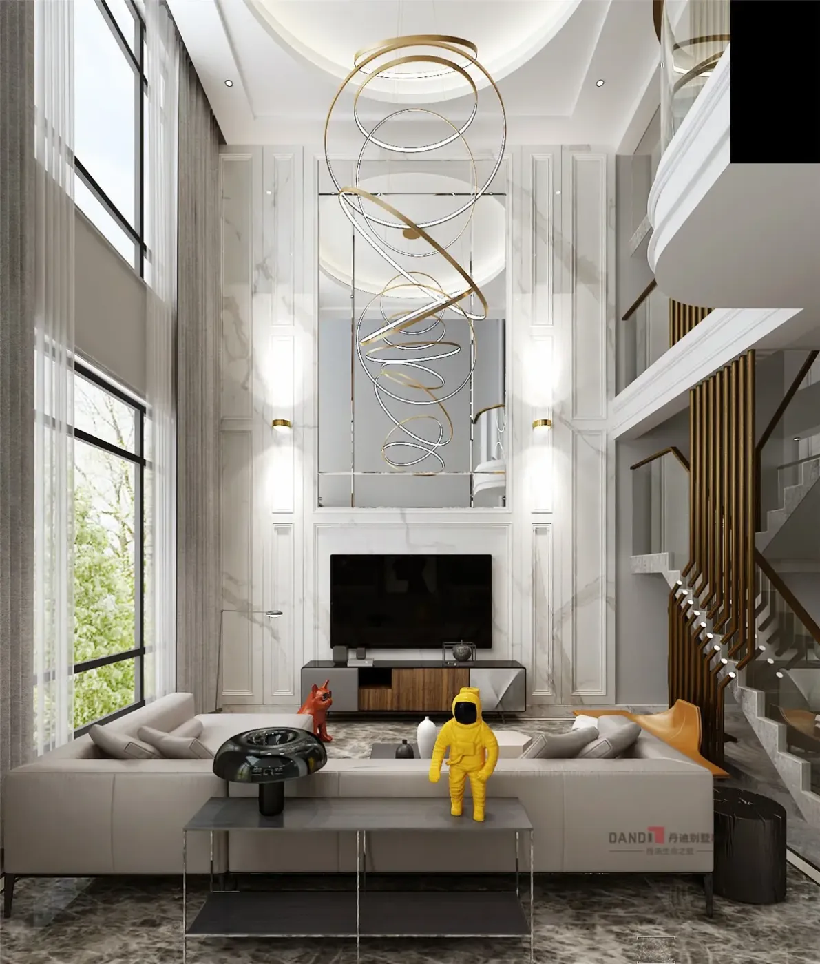 现代风格别墅装修案例最全的装修效果图