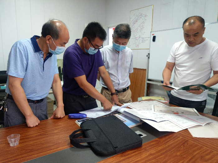 天门市自然资源和规划局领导莅临江汉之星实地考察