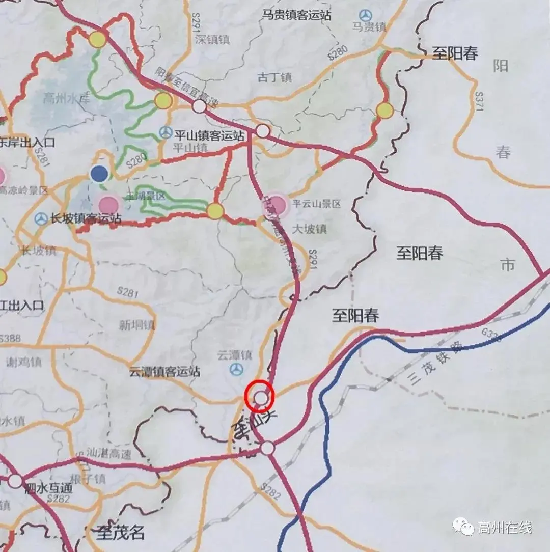 博白到高州高速公路图图片