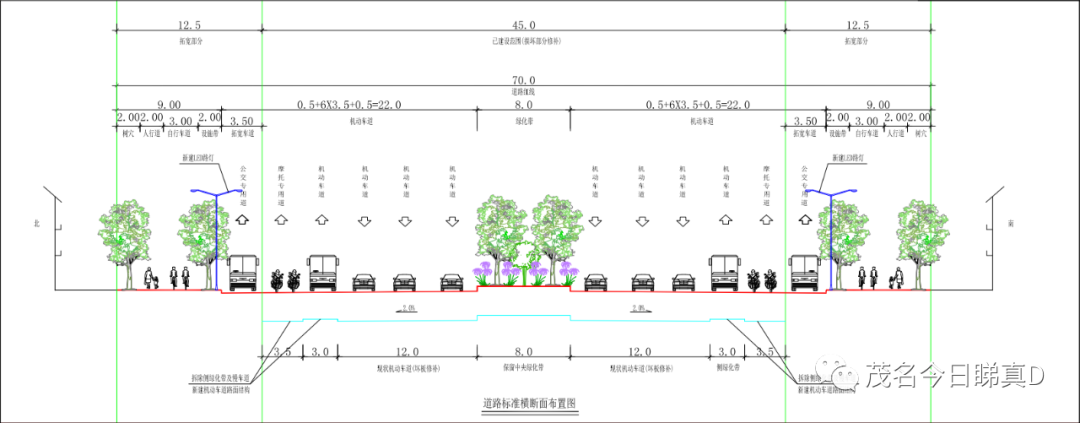 茂南大道即将华丽变身，规划双向12车道！