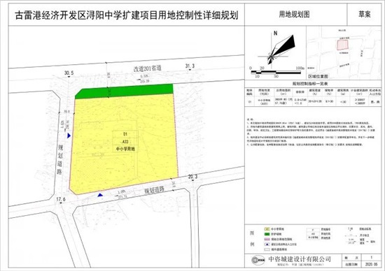 杜浔,古雷,霞美,沙西8个地块规划草案公告(附用地规划图)