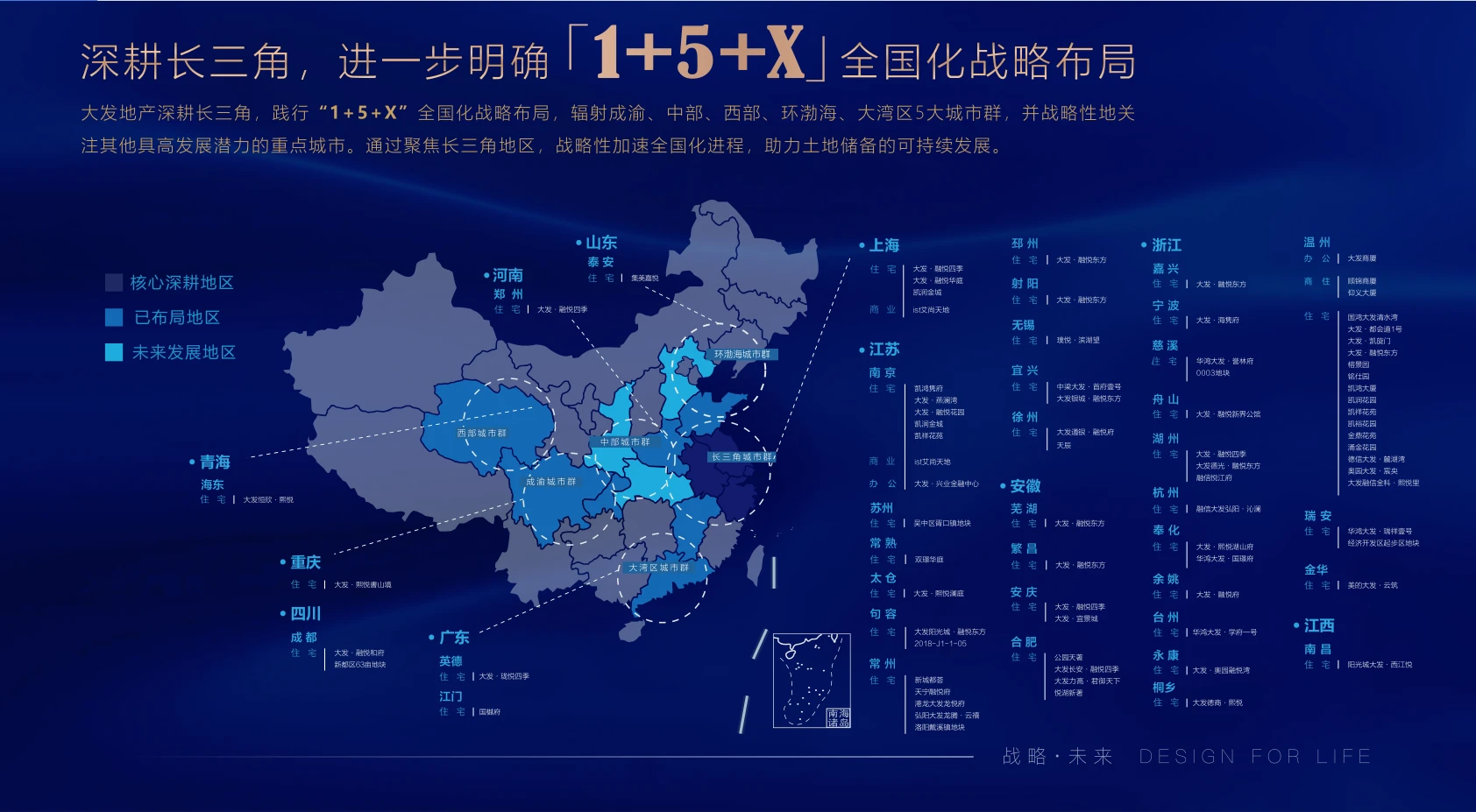 大发地产西部区域丨两年五地雄心西部