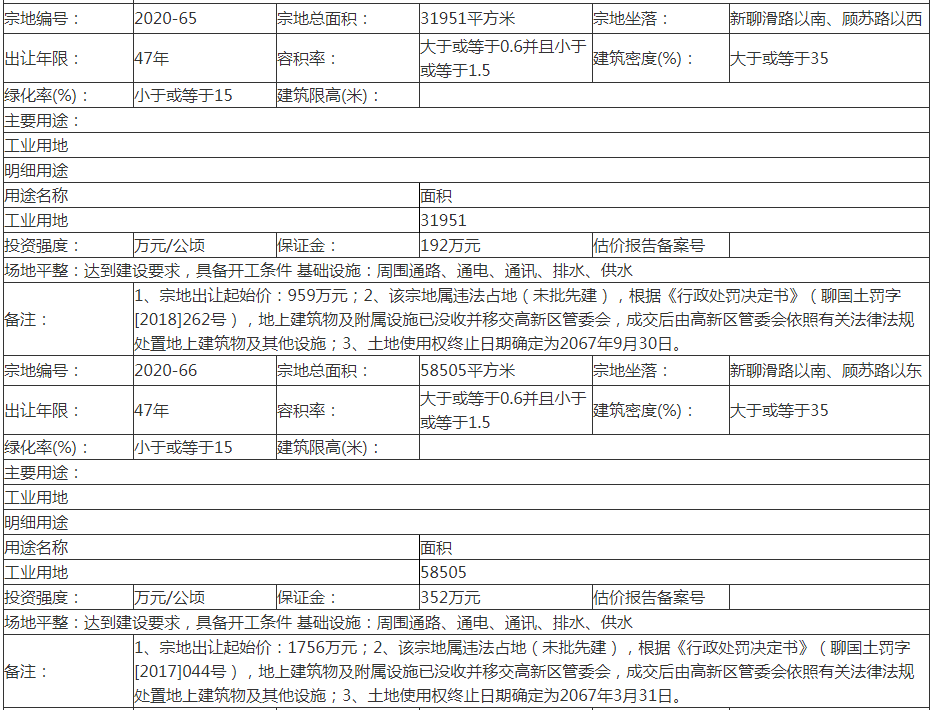 聊自然资规告字[2020]0701号