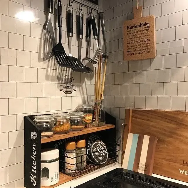 看完这20个日本人厨房灶台收纳大写的佩服一点空间都不浪费