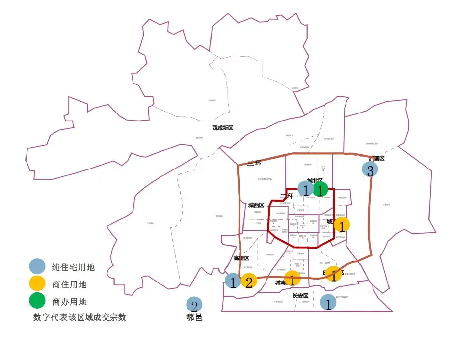 6月西安14宗土拍落定 紫薇搶駐高新cid樓面價12803元/㎡!