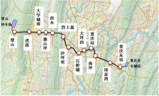 重庆轨道11号线线路图图片