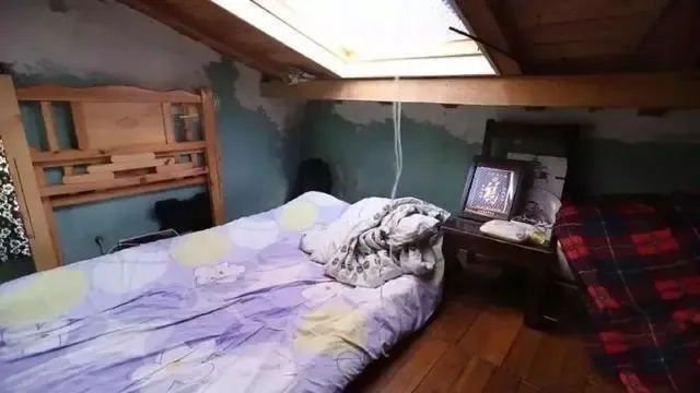 上海一家三口挤11㎡棺材房儿子带女友同居床响4人尴尬