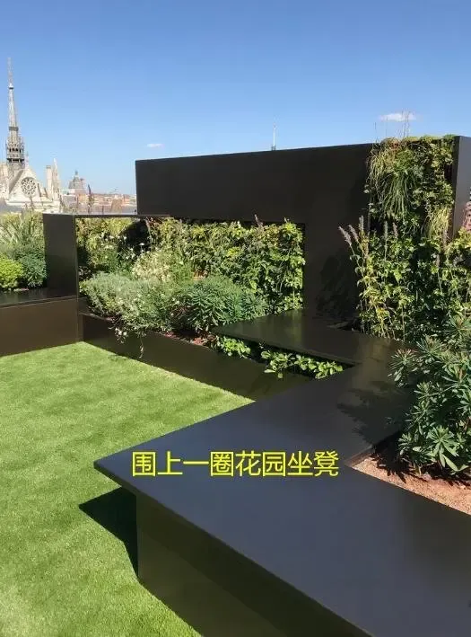 等我有钱也找师傅这样装露台,花坛边加高50公分当吧台,休闲实用