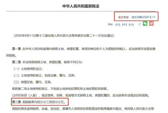 新契税法发布 房价将“高涨”？看看这些就明白了