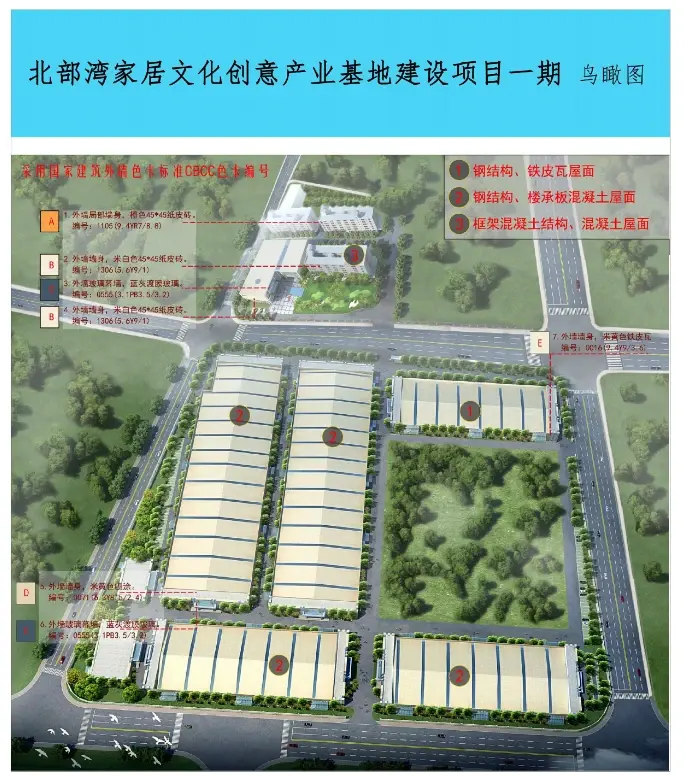 北部湾家居文化创意产业基地建设项目一期、二期批前公示出炉：总占地面积32余万平方米