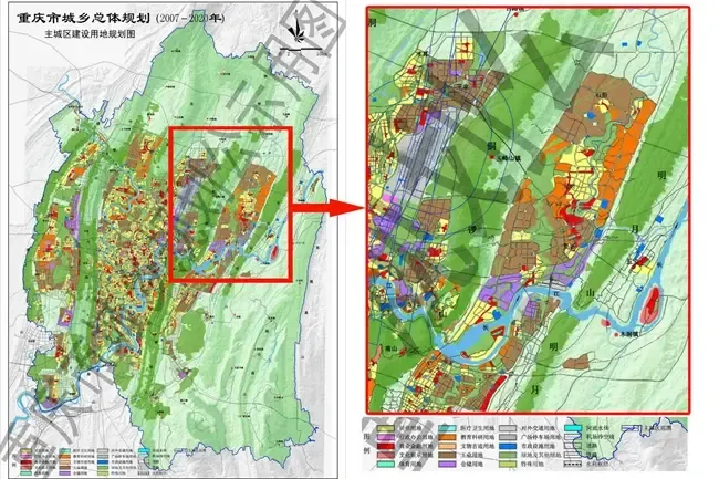 (图片来源:重庆市规划和自然资源局官网)龙兴地处国家"一带一路""渝新