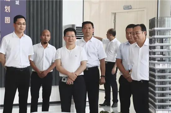 益阳市委常委市委秘书长孙达良一行莅临考察指导
