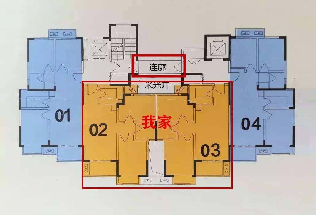 连廊住宅实景图户型图片