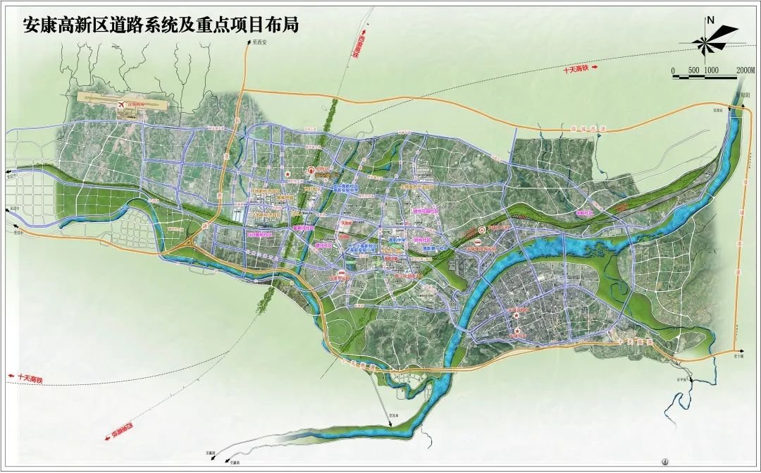 安康城市规划图图片